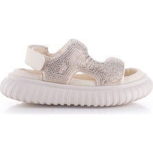 Marco Kids Kız Çocuk Taşlı Rahat Sandalet 26Y845