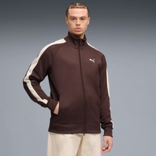Puma Erkek Kahverengi Puma T7 Always On Track Jacket Kahverengi Erkek Fermuarlı Üst