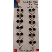 Atlas Hobi 12 Adet Şal Eşarp Klipsi