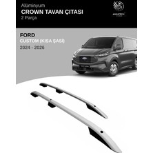 Turtle Ford Custom Kısa Şasi 2024 Üzeri Crown Tavan Çıtası - Gri (Kısa Şasi)