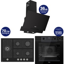 Ferre Steamart-Fryart-Silentart Serisi Siyah Set ( QEP64CS+BL135+D063-SA ) Döküm Izgara