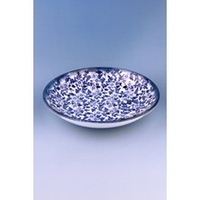 Bursa Porselen Dekor Blue Blanc Porselen Salata Kasesi