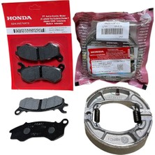 MOTORKİT MK Honda Pcx 2011 - 2017 Orjinal Ön Balata + Arka Balata Takım Pcx 2011/2012/2013/2014/2015/2016/2017 - Motorkit Mk