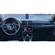Kingwin Audi A4 Uyumlu 2002-2008 Uyumlu 9'' Multimedya 4gb Ram 64GB Hafıza Kamera Hediye