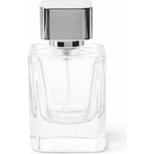 60 ml (2 Adet) (Sprey Aparat Ile Kapatılır) Doqu Küp Boş Prfüm Şişe