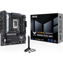 Verto Asus Tuf Gaming B860M-PLUS Wıfı 8800MHZ Oc Ddr5 Soket 1851 M.2 Usb4 HDMI Dp Matx Anakart