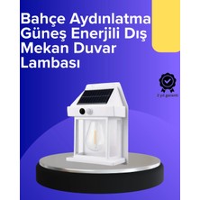 Acstore Güneş Enerjili Hareket Sensörlü Duvar Lambası