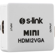 Verto S-Link SL-HVC10 HDMI To VGA + Audio Çevirici