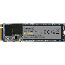 Verto Intenso Premıum 1tb Nvme Pcıe GEN3X4 M.2 2100/1700/MB/S SSD Dısk