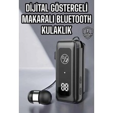 Acstore Kablolu Makaralı Bluetooth Kulaklık Uzun Pil Ömrü Dijital Göstergeli