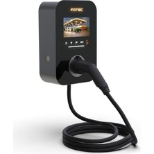 Fotec Visio Maxi 22KW Ac Trifaze Elektrikli Araç Şarj Istasyonu – Rfıd, Wi-Fi, 7” Ekran, 5m Kablolu