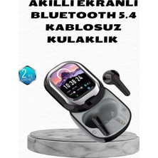 Acstore Aktif Gürültü Engelleme Özellikli Kablosuz Kulaklık – Akıllı Ekranlı Şarj Kutusu