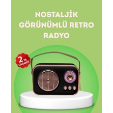 Acstore Nostaljik Radyo – Bluetooth, USB Fm Özellikli Tasarım