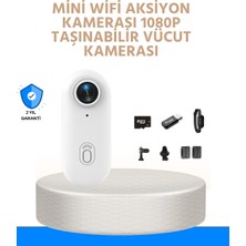 Marsilyan Suya ve Darbeye Dayanıklı Kompakt Spor Kamera 1080P