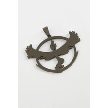 Marsilyan Kuş Çelik Kolye Ucu 3 cm