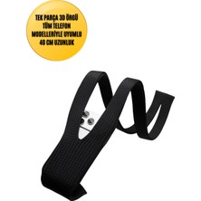 3D Örgü Phone Pocket Tüm Telefonlarla Uyumlu Telefon Askı Kılıfı 40 cm