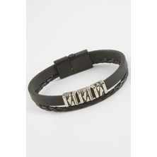 Marsilyan Kaliteli Mıknatıslı Suni Deri Bileklik