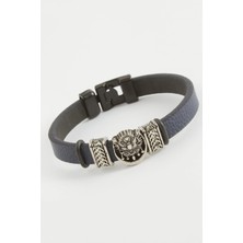 Marsilyan Osmanlı Bayrağı Kaliteli Suni Deri Bileklik