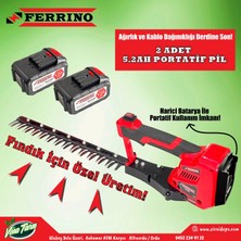Ferrino Işkın Filiz Alma ve Çay Hasat  Makinesi 21V 5.2AH Çift Akülü