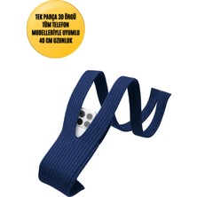 3D Örgü Phone Pocket Tüm Telefonlarla Uyumlu Telefon Askı Kılıfı 40 cm