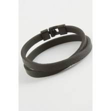 Marsilyan Dolama Kaliteli Suni Deri Bileklik