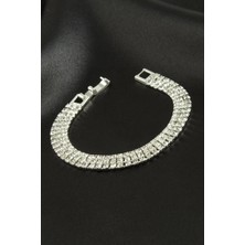 Marsilyan 3 Sıra Taşlı Suyolu Bileklik