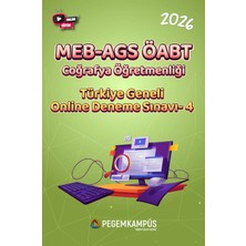 Pegem Kampüs 2026 MEB-AGS ÖABT Coğrafya Öğretmenliği Türkiye Geneli Online Den