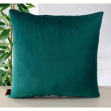 Elanora Home Luxury Soft Kadife Zümrüt Yeşil Kırlent Kılıfı ,yumuşak Dokulu, Şık& Modern