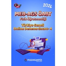 Pegem Kampüs 2026 MEB-AGS ÖABT Fizik Öğretmenliği Türkiye Geneli Online Deneme