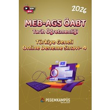 Pegem Kampüs 2026 MEB-AGS ÖABT Tarih Öğretmenliği Türkiye Geneli Online Deneme
