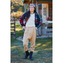 Los Banditos Kruvaze Elastik Paça Düğmeli Şalvar Pantolon