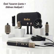 Robx 7 IN1 838I Multi-Styler Hava Üfleme Saç Şekillendirme ve Kurutma Led İyon Çok Fonksiyonlu Ultra Set