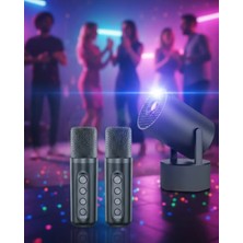 Kaia Life Android Sistemli Projeksiyon Kareoke Cihazı 180° Döner Başlıklı