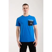 Maxi Modena Erkek Baskılı T-Shirt Sportif Kesim Günlük Kullanım