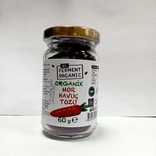 Beferment Organik Mor Havuç Tozu 60GR