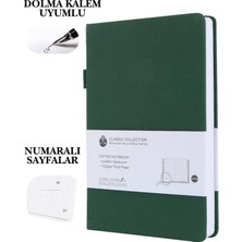 Vox Art Dolma Kalem Uyumlu, Numaralı Not Defteri 14*21CM, 110GR Noktalı 220 Sayfa Defter