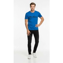 Maxi Modena Erkek Modern Baskılı Günlük T-Shirt