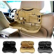 Marsilyan Araba Koltuk Arkası Katlanabilir Tepsi Siyah