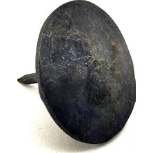 Marsilyan Eco Lounge Antika Tarz Dekoratif Pirinç Dövme Kabara No3 - 27 Mm, Oksit