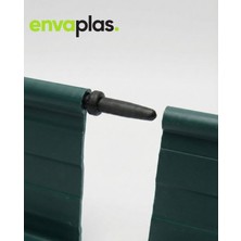 Envaplas Pratik Garden Esnek Çim Sınırlayıcı Birleştirme Aparatı Çim Ayırıcı Birleştirme Pimi 5 cm 5 Adet