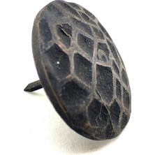 Marsilyan Eco Lounge Antika Tarz Dekoratif Pirinç Desenli Kabara No4 - 35 Mm, Oksit