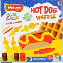 Marsilyan ERN-584 Heroes Orta Kutulu Burger Oyun Hamuru Seti