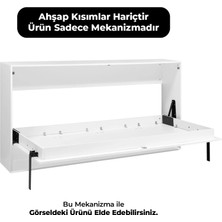 Akıllı Mobilya Yatay Açılır Ahşap Kasa Duvar Yatağı Mekanizması (Kendi Duvar Yatağını Yap)