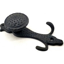 Marsilyan Eco Lounge Antika Tarz Dekoratif Pirinç Portmanto Askı - 150X72 Mm, Oksit