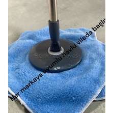 Renk Yapı Rüyası 360 Derece Dönen Welsoft Yedek Havlu Paspas Başlığı Dönen Her Markaya Uyumlu Havlu Paspas Vileda