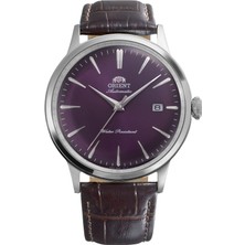 Orient RA-AC0032V30B Kurmalı Otomatik Deri Kahverengi Mor Kadran 41 mm Erkek Kol Saati