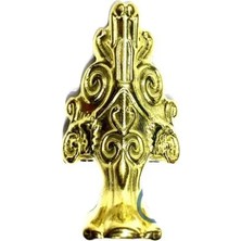 Marsilyan Eco Lounge Lükens Sandık Ayağı, Kutu Ayak 4 cm - Sarı