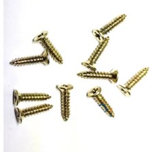 Marsilyan Eco Lounge Klips, Menteşe, Ayak, Ağaç, Sunta Vidası 2,2x9,5mm - Sarı 100 Adet