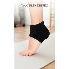 Marsilyan Silikon Yastıklı Ortopedik Topuk Destek Çorap 2'li Set