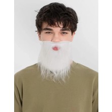 Marsilyan Beyaz Kırçıllı Takma Sakal Çocuk Yetişkin